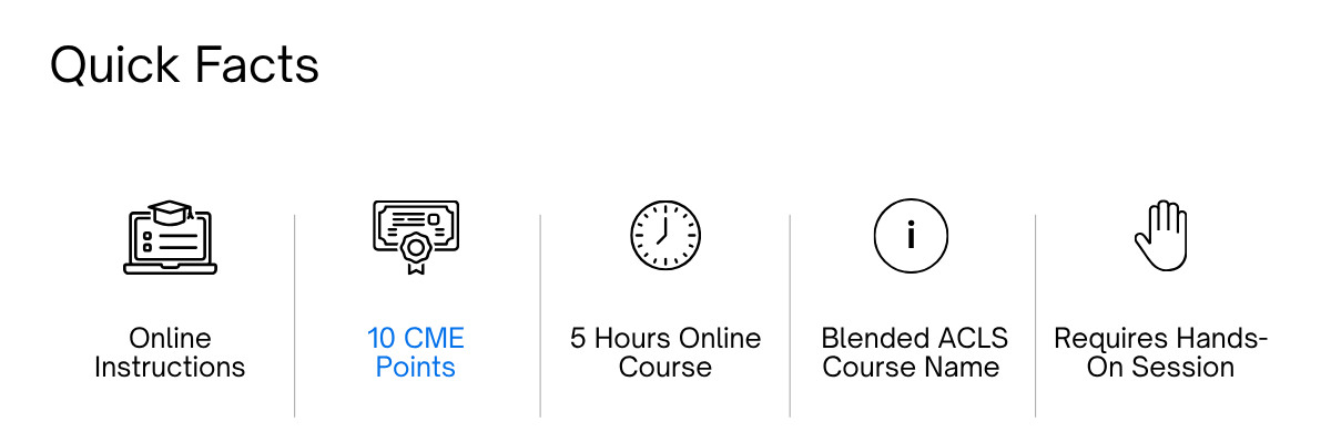 Blended ACLS