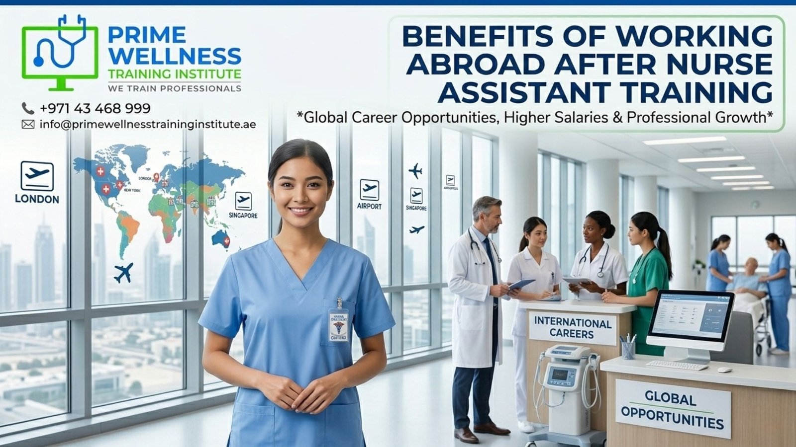 Benefits of Working Abroad After Nurse Assistant Training