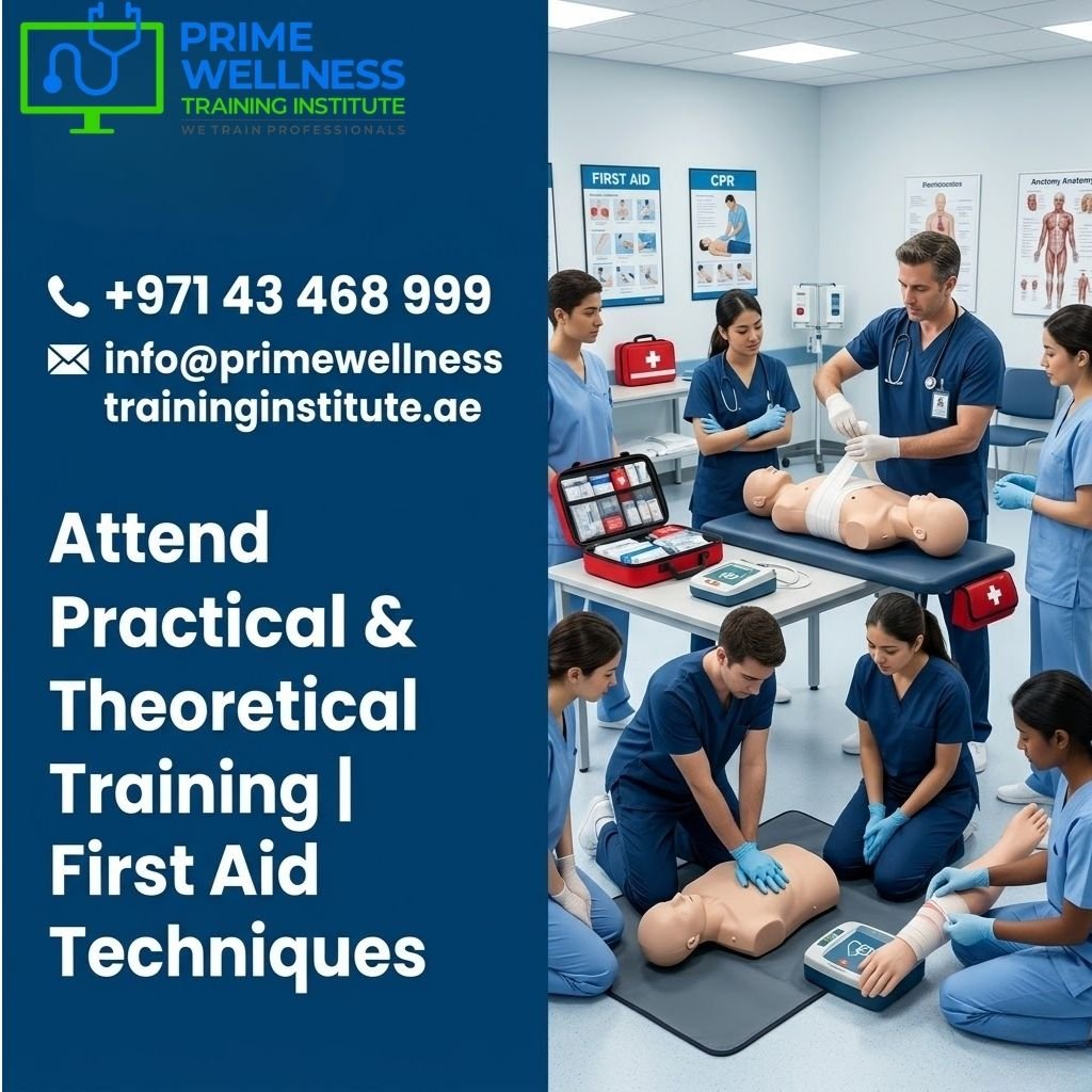 Attend Practical & Theoretical Training | first aid training Dubai