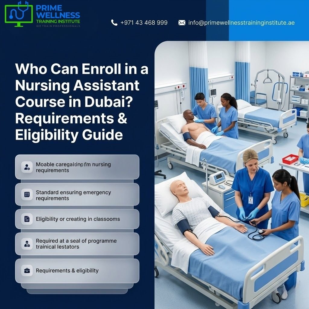 Eligibility and Requirements to Join a Nursing Assistant Course in Dubai